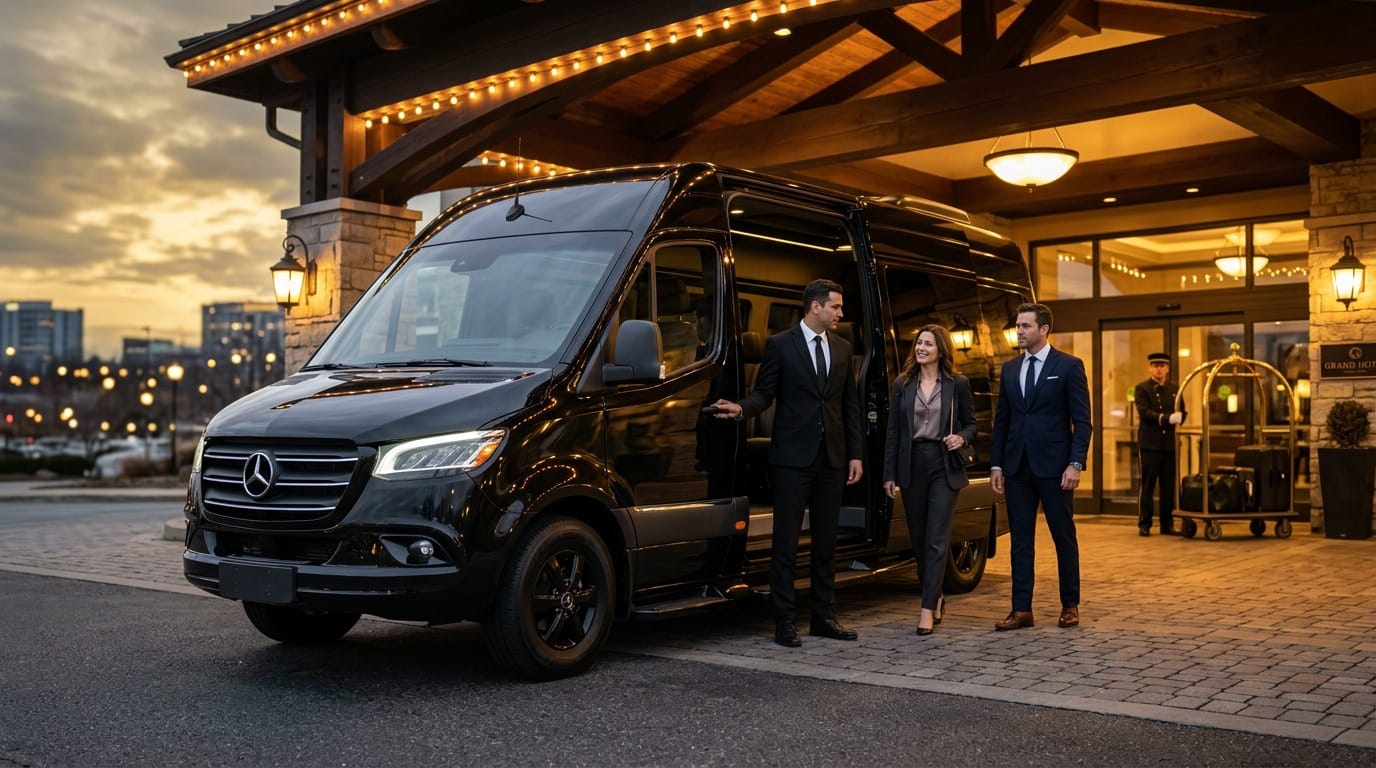 Louisville Black Car Service chauffeur and vehicle